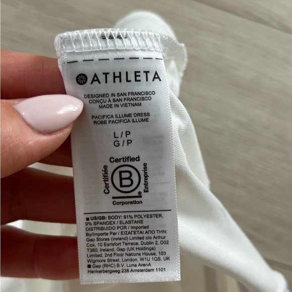 Athleta Pacifica Illume Athletic Dress In White - Picture 11 of 15
